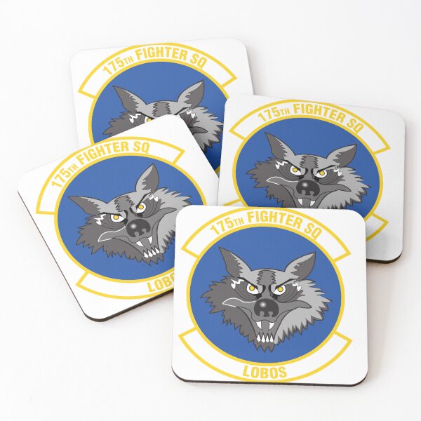 Item preview, 175th Fighter Squadron Patch - "The Lobos" Wolf Head Insignia designed and sold by CharlieDesings.