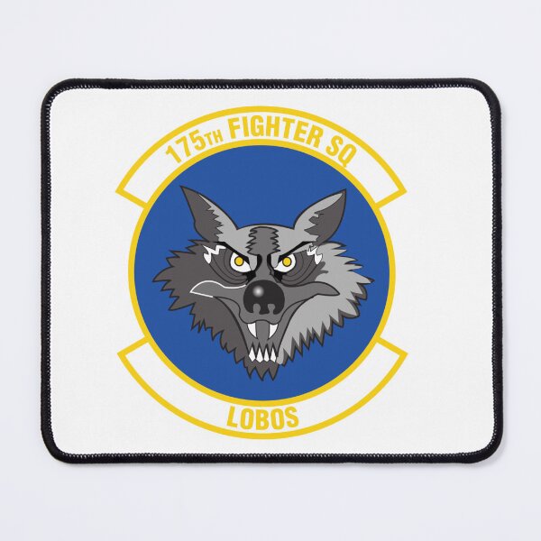 Item preview, 175th Fighter Squadron Patch - "The Lobos" Wolf Head Insignia designed and sold by CharlieDesings.