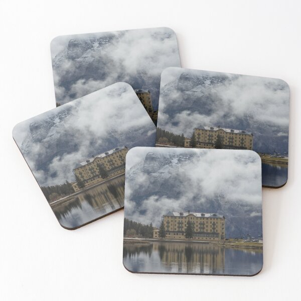 Item preview, Lakeside Hotel in Fog designed and sold by caracatita75.