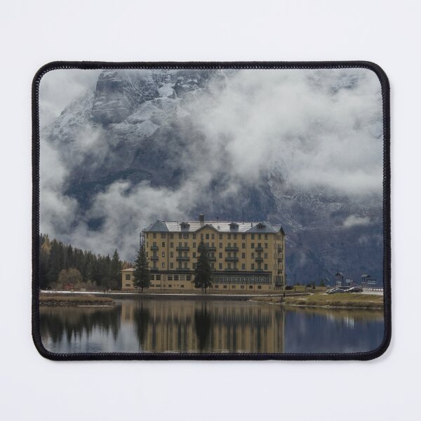 Item preview, Lakeside Hotel in Fog designed and sold by caracatita75.