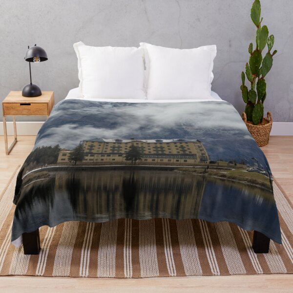 Item preview, Lakeside Hotel in Fog designed and sold by caracatita75.