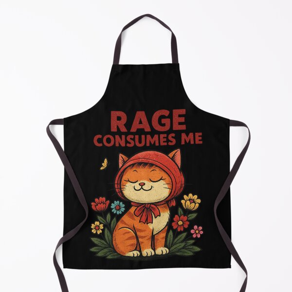 Item preview, Rage consumes me Funny cat designed and sold by IdealDo.