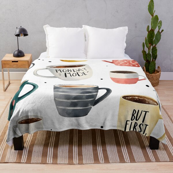 Item preview, First, wake up. Coffee can help. designed and sold by 3ling_Design.