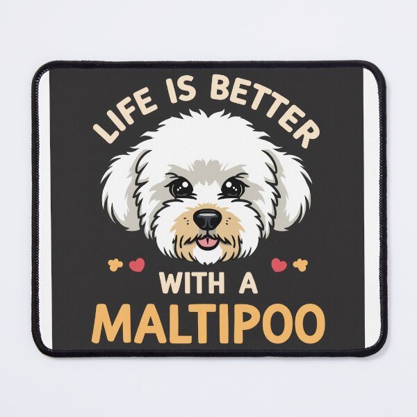 Item preview, Life is Better with a Maltipoo designed and sold by TobyTheMaltipoo.