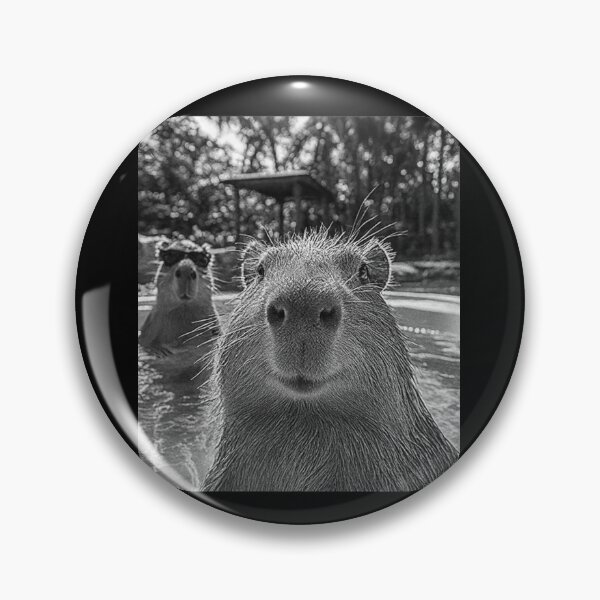 Item preview, Cool Capybara Selfie designed and sold by IdealDo.