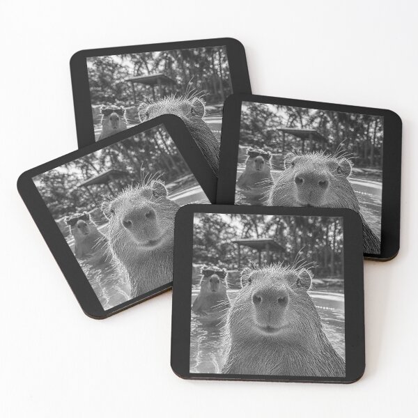 Item preview, Cool Capybara Selfie designed and sold by IdealDo.