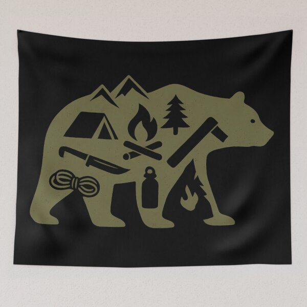 Item preview, Bear Silhouette designed and sold by Tactical Override.