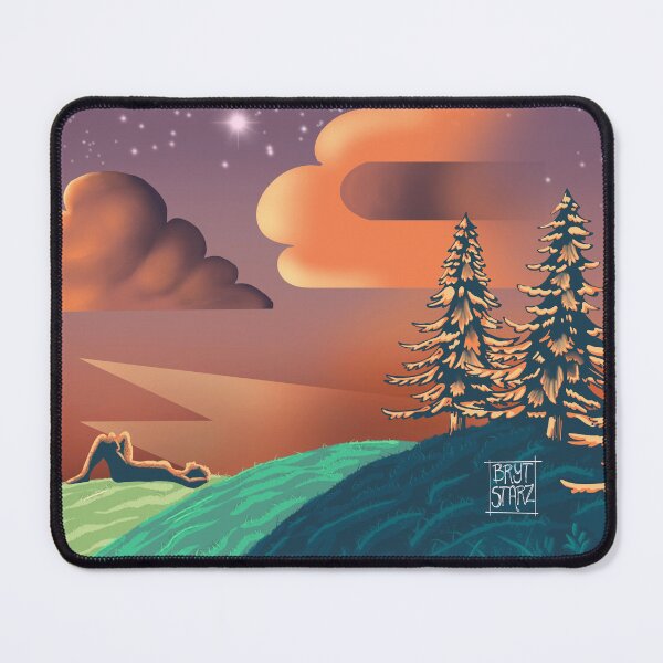 Item preview, Serene Nature Landscape Starry Night by: Bryt Starz designed and sold by BrytStarz.