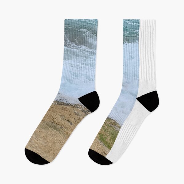 Item preview, Waves Washing Over Coastal Rock designed and sold by Torizo.