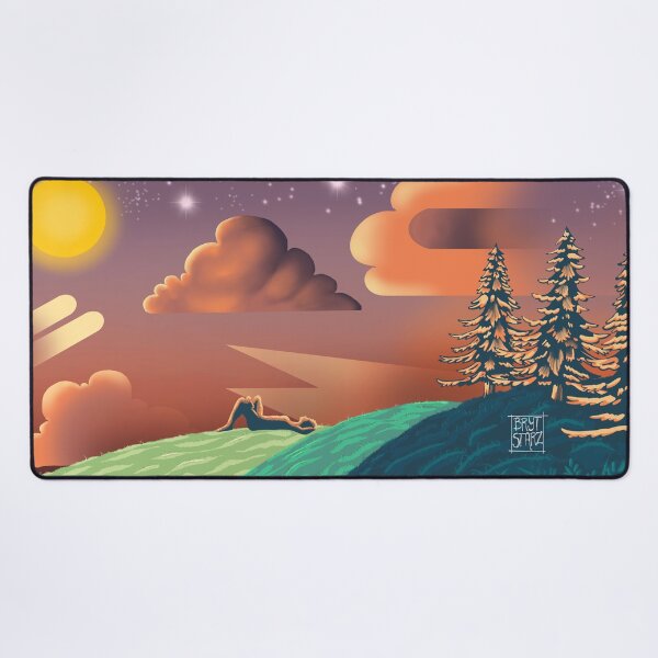Item preview, Serene Nature Landscape Starry Night by: Bryt Starz designed and sold by BrytStarz.