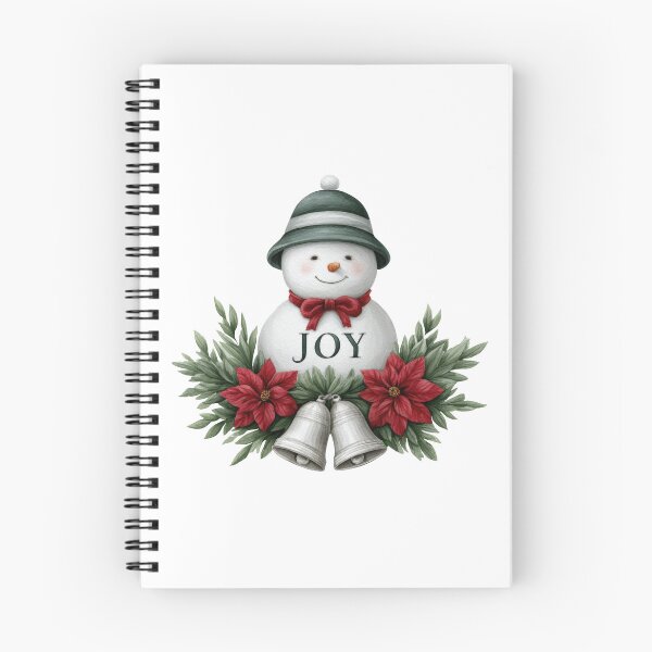 Item preview, Snowman Christmas wreath with bells and poinsettias designed and sold by olenapetol.