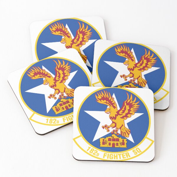 Item preview, 182d Fighter Squadron Patch - Alamo and Eagle Insignia (Texas Air Guard) designed and sold by CharlieDesings.