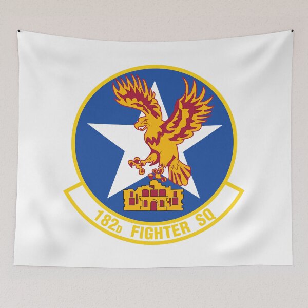 Item preview, 182d Fighter Squadron Patch - Alamo and Eagle Insignia (Texas Air Guard) designed and sold by CharlieDesings.