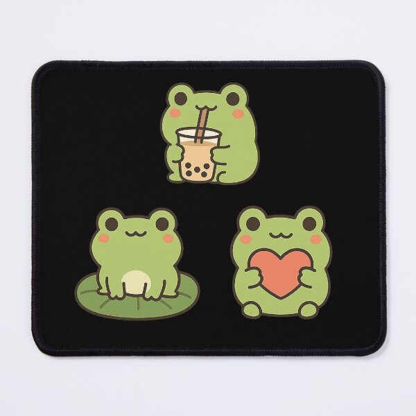 Item preview, Three frogs, three atmospheres: matcha, love, and tranquility. designed and sold by Ach&Koor.