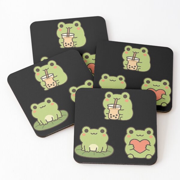Item preview, Three frogs, three atmospheres: matcha, love, and tranquility. designed and sold by Ach&Koor.