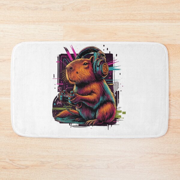 Item preview, Capybara Funny Video Games Capybara graffiti designed and sold by IdealDo.