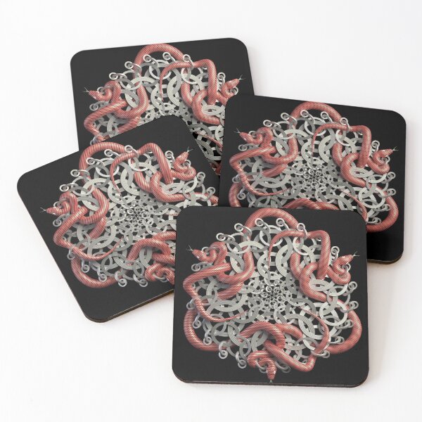 Item preview, Fractal Ouroboros: A 3D Tribute to Escher designed and sold by Keltoi-art.