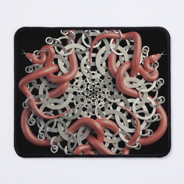 Item preview, Fractal Ouroboros: A 3D Tribute to Escher designed and sold by Keltoi-art.