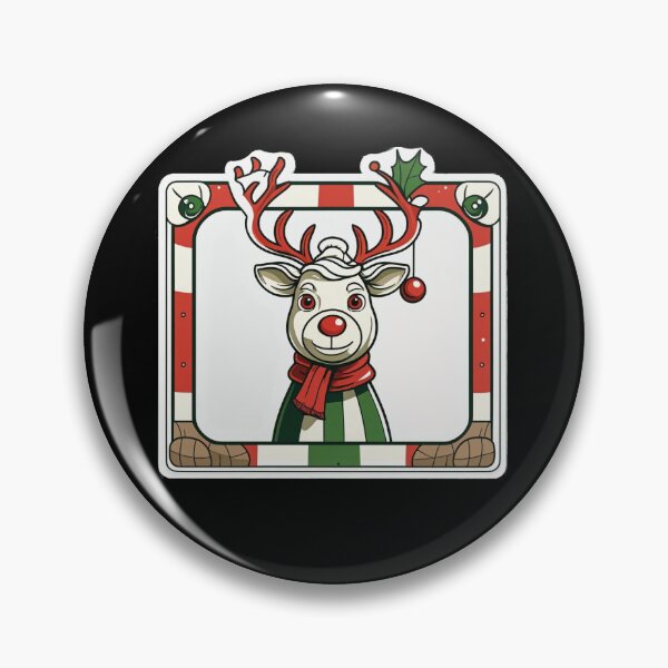 Item preview, Festive Red Nosed Reindeer designed and sold by zuzzelek44.