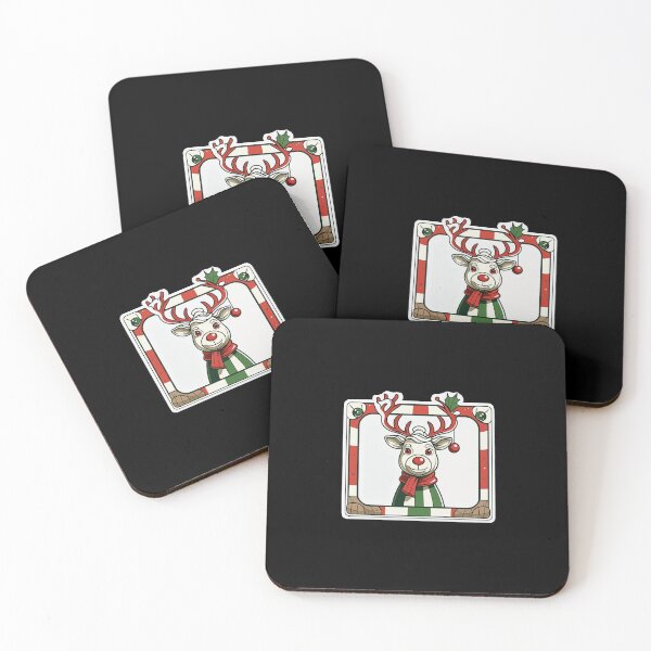 Item preview, Festive Red Nosed Reindeer designed and sold by zuzzelek44.