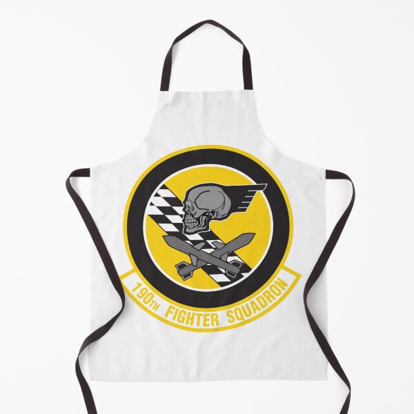 Item preview, 190th Fighter Squadron Patch - Winged Skull and Missiles Insignia designed and sold by CharlieDesings.