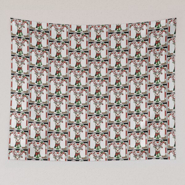 Item preview, Festive Red Nosed Reindeer designed and sold by zuzzelek44.