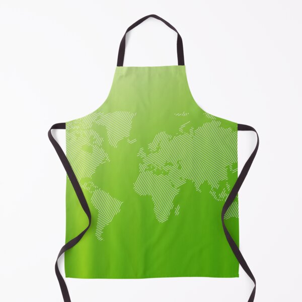 Item preview, Abstract World Map on a green background designed and sold by CHASAcreative.