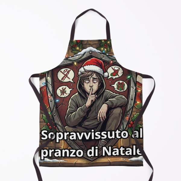 Item preview, Survivor Italian Christmas Lunch Funny Quote designed and sold by mako970.