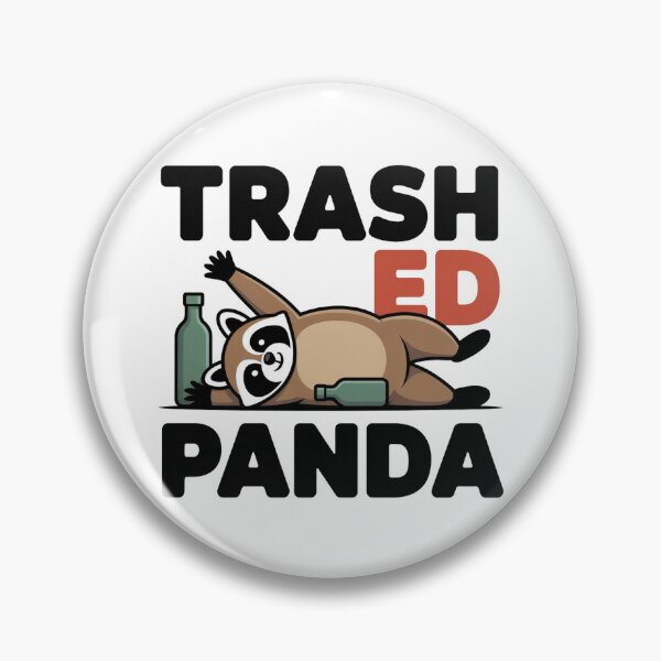 Item preview, Trashed Panda Funny Racoon Meme designed and sold by faridman.