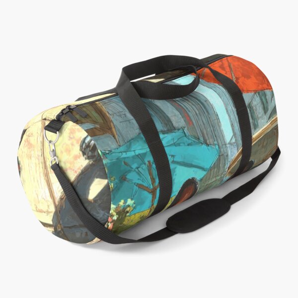 Item preview, French Bulldog sitting in a bustling city street café, Dogs in Motion designed and sold by CDC40.