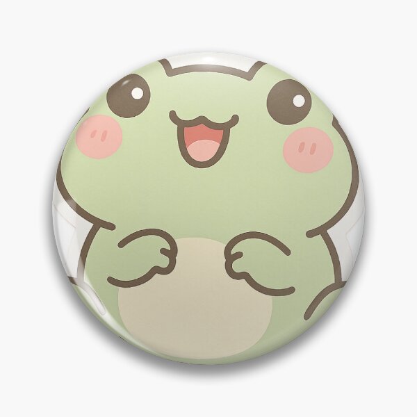 Artikelvorschau, Kawaii Silly Frog Sticker entworfen und verkauft von StickMint.