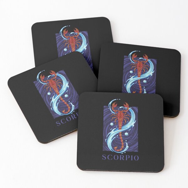 Item preview, Scorpio Zodiac water Element Illustration designed and sold by LinaValearte.