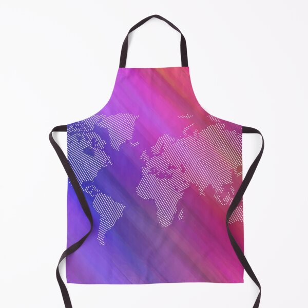 Item preview, Abstract World Map on multi-colour background designed and sold by CHASAcreative.