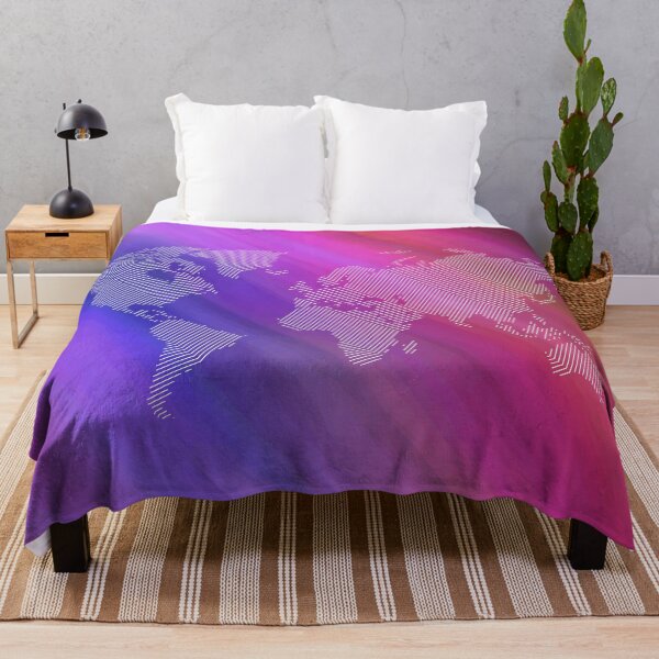 Item preview, Abstract World Map on multi-colour background designed and sold by CHASAcreative.