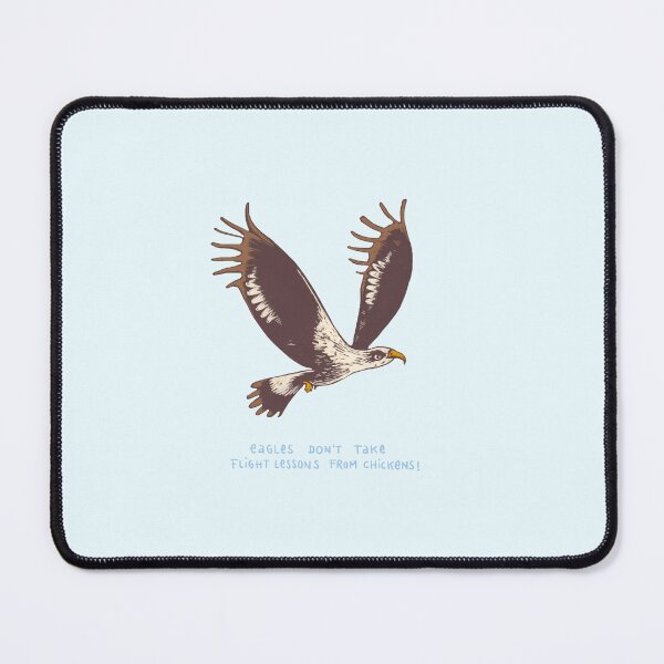Item preview, Eagles Don't Take Flight Lessons – Eagle Illustration | Motivational Quote, Powerful Animal Motif, Wall Art designed and sold by Liv Merle Kantak.