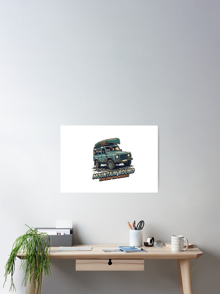 Thumbnail 2 of 3, Poster, Land Rover designed and sold by VintageCarsShop.