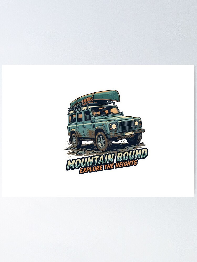 Thumbnail 1 of 3, Poster, Land Rover designed and sold by VintageCarsShop.