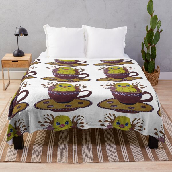 Item preview,  Cute Yellow Chick in Coffee Cup – Adorable Hand-Drawn Illustration designed and sold by Eman4design.