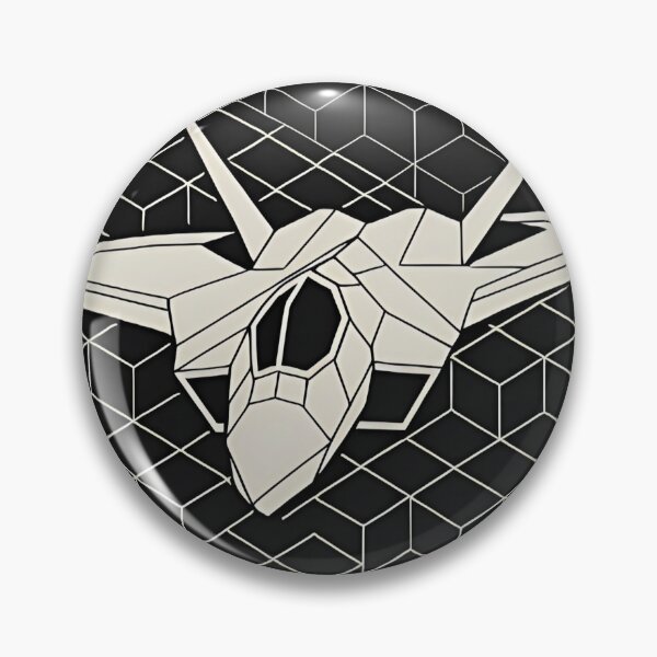 Item preview, F-22 raptor (B&W polygonal edition) designed and sold by Escarpatte.