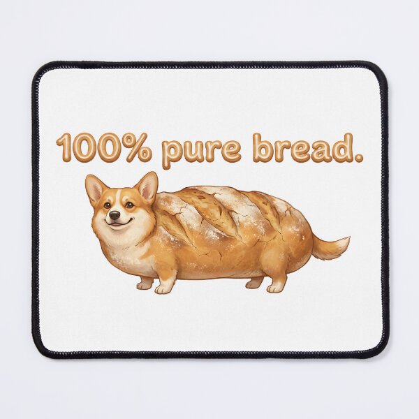 Item preview, My Dog Is Pure Bread Funny Food Pun designed and sold by Belgian Shirts.
