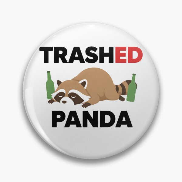 Item preview, Trashed Panda Funny Racoon Meme designed and sold by faridman.