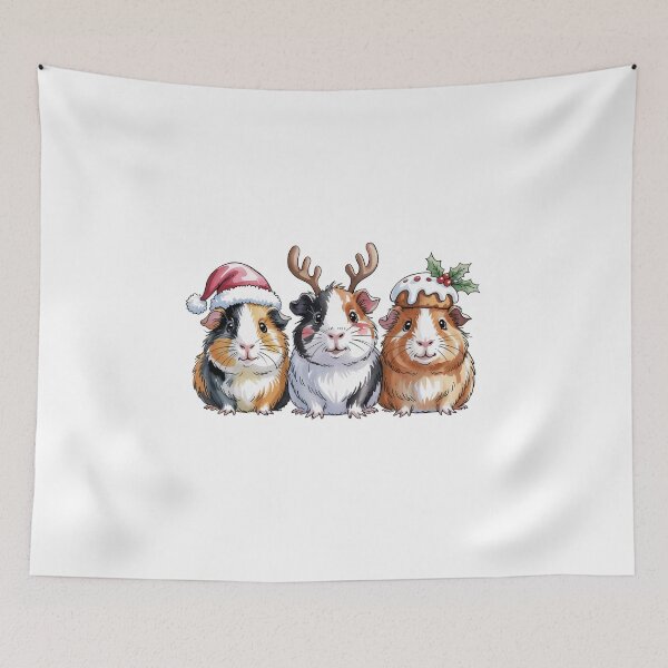 Item preview, Christmas Guinea Pigs Trio designed and sold by jkrphoto.