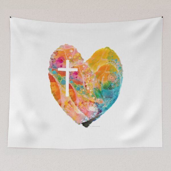 Item preview, A Heart For Jesus Christian Art designed and sold by Sharon Cummings Art.