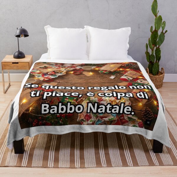 Item preview, It's Santa's Fault Funny Italian Christmas Quote Gift designed and sold by mako970.