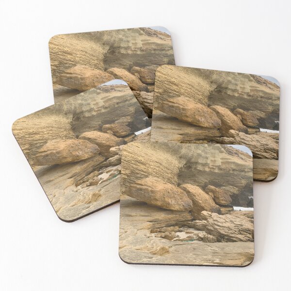 Item preview, Layered Coastal Cliffs & Boulder Formations designed and sold by Torizo.