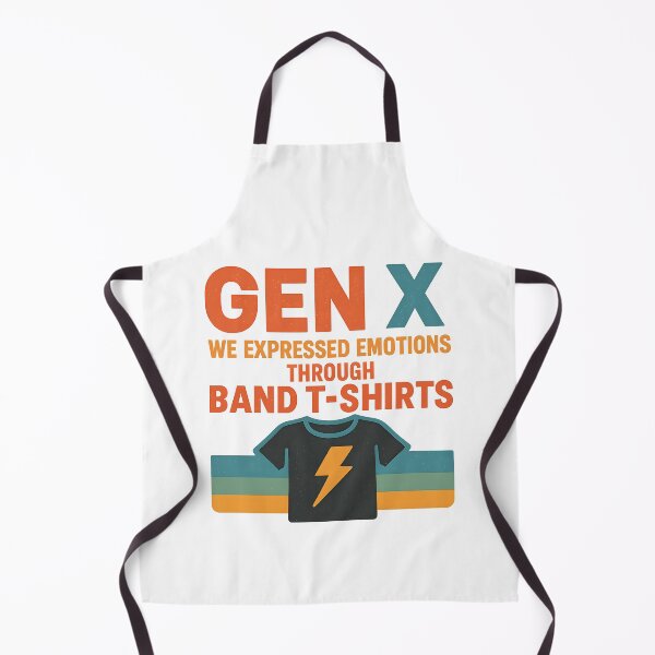 Item preview, Gen X -We expressed emotions through band T-shirts. designed and sold by Dan Farsaci.