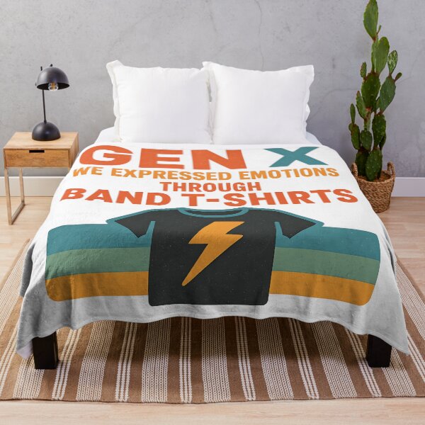 Item preview, Gen X -We expressed emotions through band T-shirts. designed and sold by Dan Farsaci.