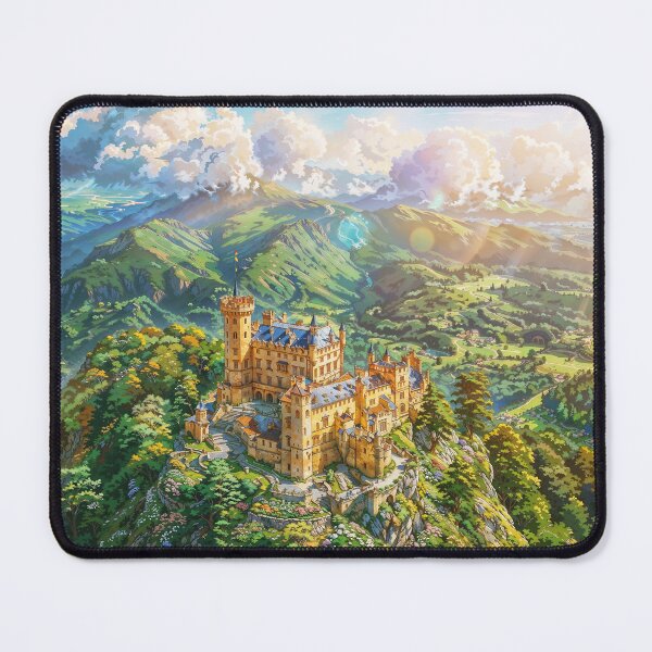 Item preview, The Golden Keep of the Emerald Mountains designed and sold by lostcauseblue.