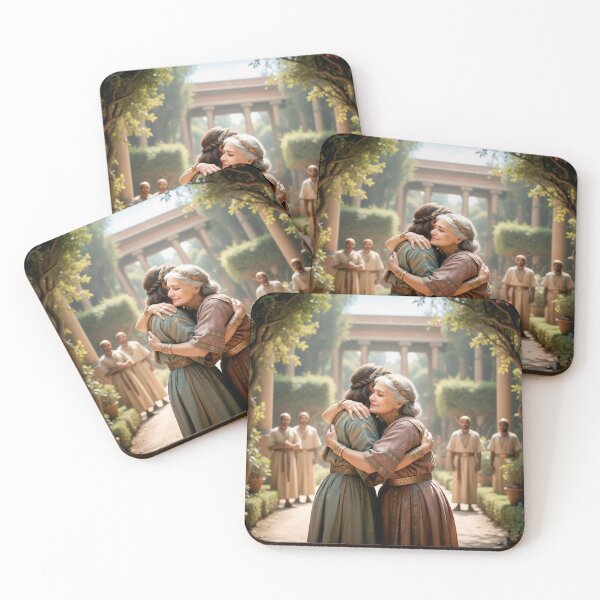 Item preview, Romantic scene of a lesbian couple designed and sold by Elando1212.