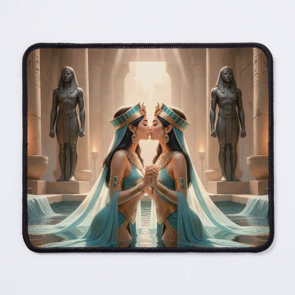 Item preview, Romantic scene of a lesbian couple sharing a quiet moment  designed and sold by Elando1212.